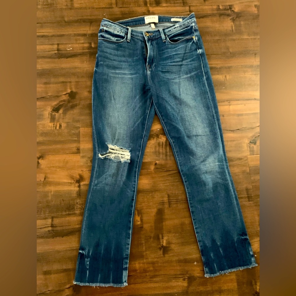 Frame Le High Straight Jeans